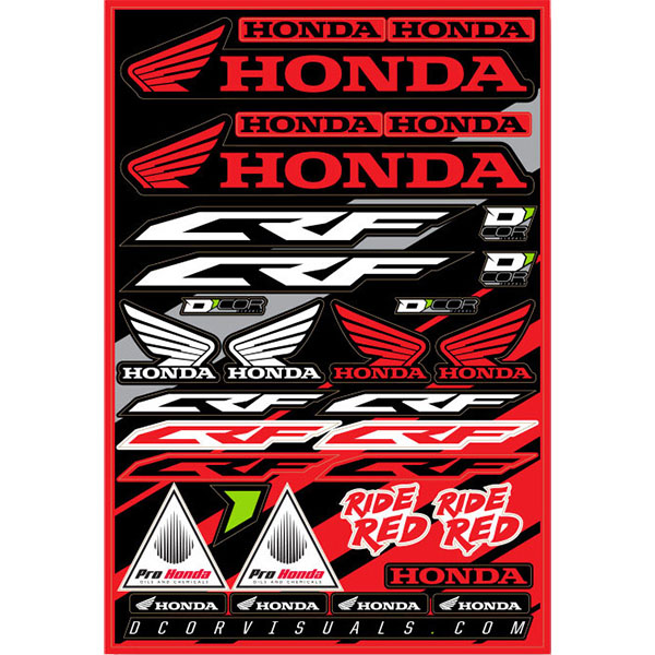 D'Cor Visuals Honda Decal Sheet: BTO SPORTS