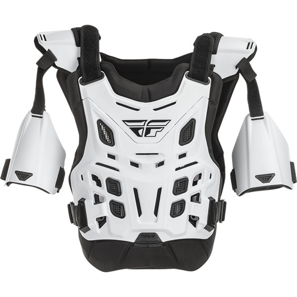 ROCKFIGHT CE CHEST PROTECTOR WHITE
