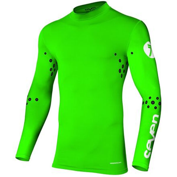Seven Zero Blade Laser Cut Compression Jersey X-Large Charcoal