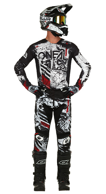 Mayhem Hexx V.23 Jersey Black/Red - CUSTOM – ONEAL USA