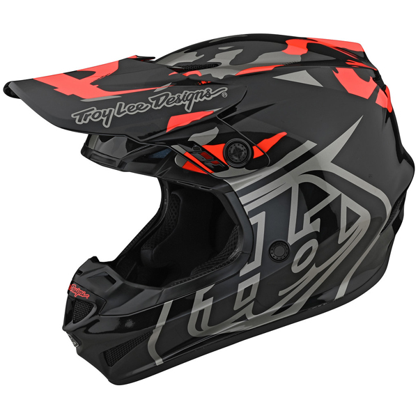 Troy Lee Designs GP Overload Camo MX Offroad Helmet Army Green/Gray SM 