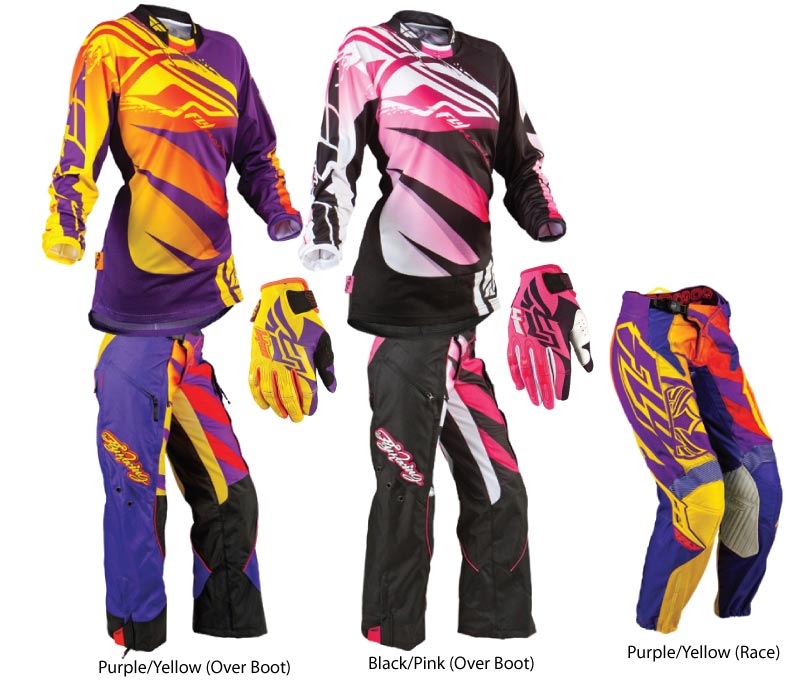 Fly Racing 2013 Girl's Inversion Combo (Youth) BTO SPORTS