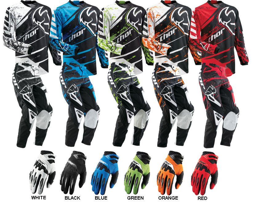 Thor - 2013 Phase Splatter Jersey, Pant Combo: BTO SPORTS